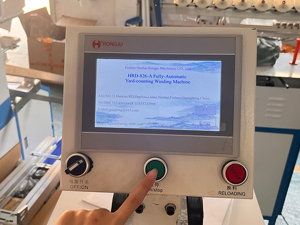 How to use the HRD-828 Fully-Automatic Two Spindles Yarn Winding Machine