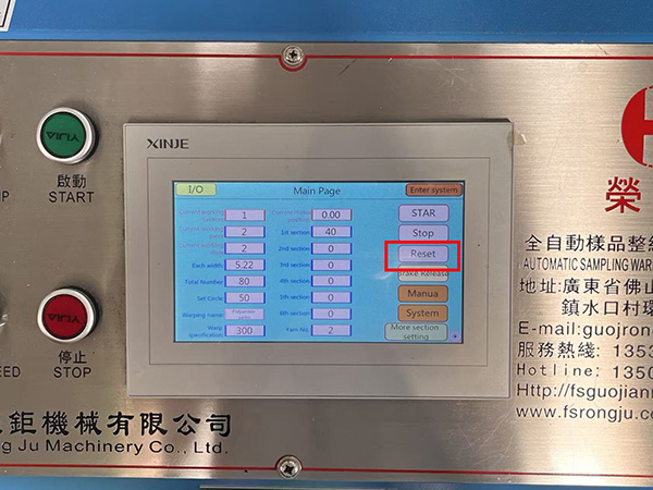 How to use the HRD-848 Sample Warping Machine