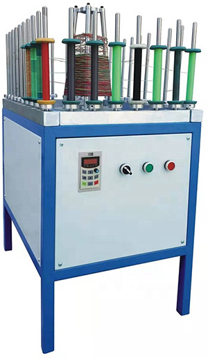 Spindle bar of yarn cleaning machine